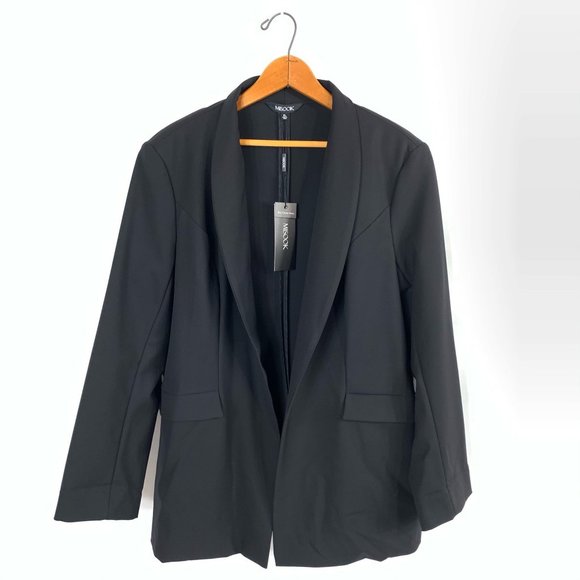 MISOOK L/S Stretch Open-Face Blazer Jacket